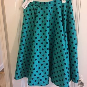 Polka Dot Circle Skirt